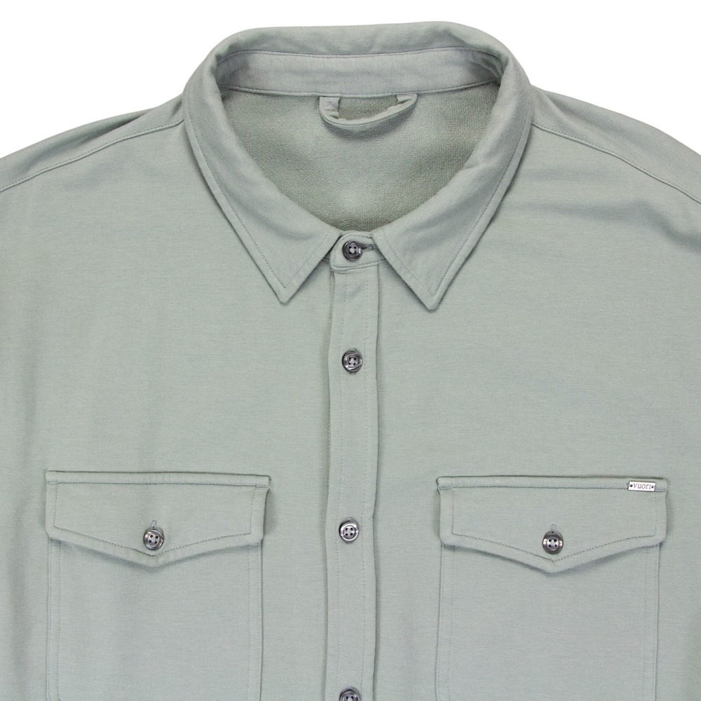 Vuori Men's Button-Up Workshirt in Sage - Picture 3 of 10